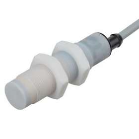 Détecteur capacitif teflon non-noyable portée 12mm M18 IO-Link, cable|Carlo gavazzi-CGPCA18FAN12BPA2IO
