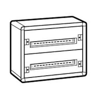 Coffret distribution métal XL³160 2 rangées 450x575x147mm - 48 modules|Legrand-LEG020002