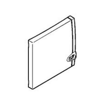 Porte IP40 IK07 pour coffret capacité mini 8 à 9 modules - blanc RAL9003|Legrand-LEG001328