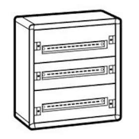 Coffret distribution métal XL³160 3 rangées 600x575x147mm - 72 modules|Legrand-LEG020003
