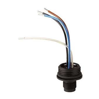 Connecteur mâle M12, codé ' A ', +module de pontage, M20, IP66, 250 V, 4A|Eaton industries-EONM12A