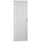 Porte galbée métal pour coffret et armoire XL³400 hauteur 1200mm
