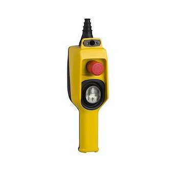 Harmony XACD - boîte pendante - 1 bouton à bascule 1 arrêt d'urgence|Schneider Electric-SCHXACD22A0101