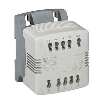 Transformateur de commande et sécurité automatique -prim 230-400V/sec 230V-400VA|Legrand-LEG044256