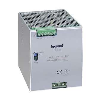 Alimentation stabilisée à découpage monophasée entrée 200-240V~/sortie 24V 960W|Legrand-LEG146626