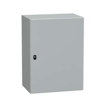 Spacial S3D - H800xL600xP400 + châssis plein|Schneider Electric-SCHNSYS3D8640P