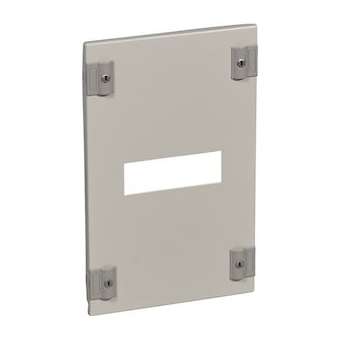 Plastron métal XL³400 - pour 1 DPX³250 gaine à câble - horizontal - H 400|Legrand-LEG020327