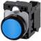 BOUTON-POUSSOIR, BLEU|Siemens Industries et Infrastructures-SIE3SU1100-0AB50-3BA0