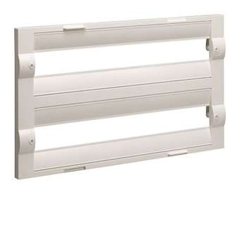 Couvercle avec découpes pour 2 rangées modulaires (48 mod.) H300|Hager-HAGFD00C1
