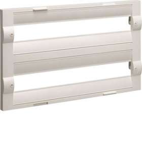 Couvercle avec découpes pour 2 rangées modulaires (48 mod.) H300|Hager-HAGFD00C1