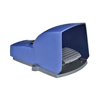 Preventa XPEB - inter. à pied - simple - avec capot - plast.- bleu - 1O+1F|Schneider Electric-SCHXPEB310