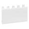 Obturateur 5 modules - Blanc RAL9003