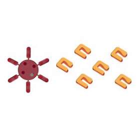 Preventa XPSU - ensemble d'éléments de codage en plastique pour borniers|Schneider Electric-SCHXPSEC