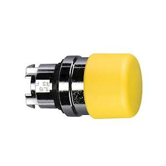 Harmony tête de coup de poing D 30 mm - D22 - jaune|Schneider Electric-SCHZB4BC54