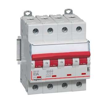 Interrupteur-sectionneur DX³-IS à déclenchement 4P 400V~ - 63A - 4 modules|Legrand-LEG406544