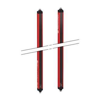 Preventa XUSL - barrière de sécurité - type 4 - dét. doigt - esclave 2 - 460mm|Schneider Electric-SCHXUSL4E14F046NS2
