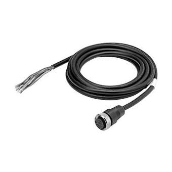 Câble d'alimentation + e/s 10m pour os32c, connecteur 18 broches diam 30, câble|Omron electronics-OMROS32C-CBL-10M