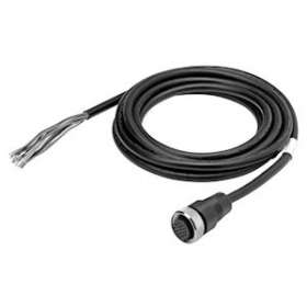 Câble d'alimentation + e/s 20m pour os32c, connecteur 18 broches diam 30, câble|Omron electronics-OMROS32C-CBL-20M