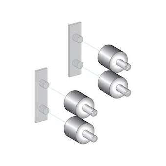 Preventa XU - kit anti-choc - 12 amortisseurs|Schneider Electric-SCHXUSZVA12