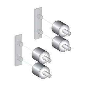 Preventa XU - kit anti-choc - 12 amortisseurs|Schneider Electric-SCHXUSZVA12