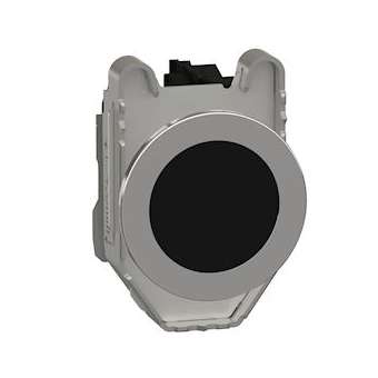 Harmony XB4 - bouton poussoir à impulsion - flush - noir - 1F - vis étrier|Schneider Electric-SCHXB4FA21