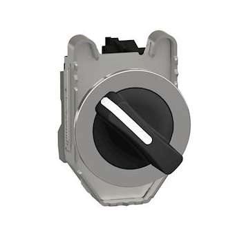 Harmony XB4 - bouton tournant à manette - flush - 2 pos fix - noir - 1F|Schneider Electric-SCHXB4FD21