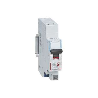 Disjoncteur DNX³ Phase + Neutre 10A - bornes automatiques - 1 module|Legrand-LEG092892