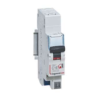 Disjoncteur DNX³ Phase + Neutre 16A - bornes automatiques - 1 module|Legrand-LEG092893