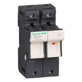 PORTE-FUS 1P/N 50A POUR FUSIBLE 14 X 51 MM / VOYANT FUSION FUSIBLE|Schneider Electric-SCHDF141NV