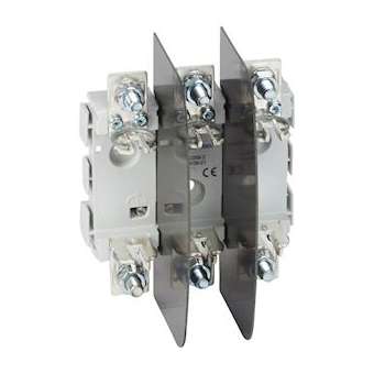 Socle pour cartouche à couteau taille 000 et 00 - 3P sans minirupteur - 160A|Legrand-LEG019945