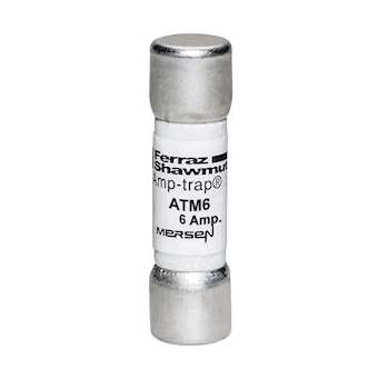 Fusible UL/CSA taille 10x38 - Rapide - 6A - 600V|Mersen ( ex ferraz shawmut )-FEZATM6