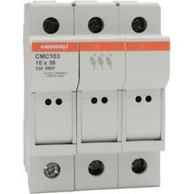 Porte-fusible UL pour fusible taille 10x38 - 3P|Mersen ( ex ferraz shawmut )-FEZA1062715