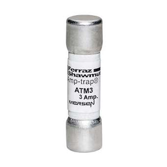 Fusible UL/CSA taille 10x38 - Rapide - 3A - 600V|Mersen ( ex ferraz shawmut )-FEZATM3