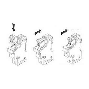 Accessoire porte fusible 14x51 - Kit contact auxiliaire 1P|Mersen ( ex ferraz shawmut )-FEZM218741