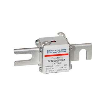 Fusible taille 30 type DIN80 - aR - 80A - 690V|Mersen ( ex ferraz shawmut )-FEZF300109