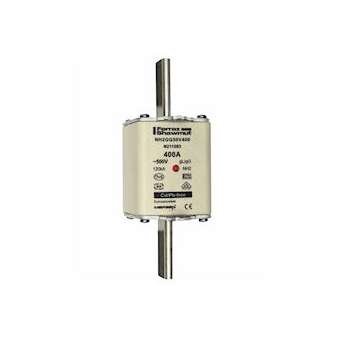 Fusible standard DIN taille NH2 - gG - 400A - 500V - Indicateur|Mersen ( ex ferraz shawmut )-FEZN211083