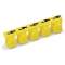 Couverture protectrice signalisation danger pour 5 bornes|Wago contact-WAG280-415