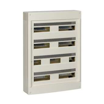 Pragma - coffret en saillie 4 rang.24 modules - 160A - sans porte - blanc|Schneider Electric-SCHPRA10268W