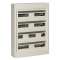 Pragma - coffret en saillie 4 rang.24 modules - 160A - sans porte - blanc