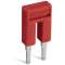Peigne de pontage isolé 2 pôles, rouge|Wago contact-WAG2002-402-000-005