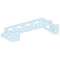 PrismaSeT G Active - Platine bloc de jonction collecteur en gaine (2 supports)