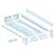PrismaSeT G Active - Gaine extension Armoire - IP30 - L300 - 33M - RAL9003