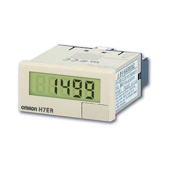 48x24 mm, lcd 5 chiffres avec rétro-éclairage, 1.000 tps (10 imp./tour) / 1000 t|Omron electronics-OMRH7ER-NV1-H