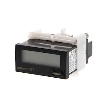 48x24 mm, lcd 7 chiffres, noir, batterie incluse, entrée vc.a./vc.c., 999h59m59s|Omron electronics-OMRH7ET-NFV1-B