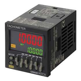 Compteur tachymétrique, 11 broches prise in 48x48mm, 6 chiffres, 1 étage (2 entr|Omron electronics-OMRH7CX-R11WD1-N