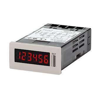 72x36 mm, del 8 chiffres, noir, comptage, 100-240 vc.a., entrée npn/pnp, 30 hz/5|Omron electronics-OMRH7HP-C8B