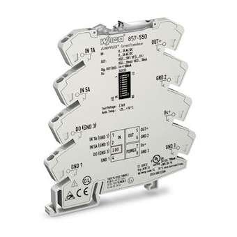 Convertisseur de courant 0..1, 0..5 A AC/DC - Sortie courant/tension|Wago contact-WAG857-550