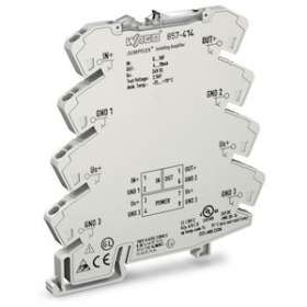 Amplificateur isolateur à réglage fixe 0-10 V / 4-20 mA|Wago contact-WAG857-414