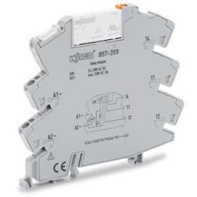 Embase enf. JUMPFLEX avc relais min AC/DC 230 V 3,5 mA|Wago contact-WAG857-359
