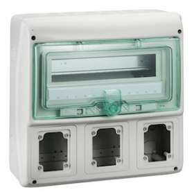 Kaedra - coffret - pour prises - 340 x 335 mm - 13 modules - 3 ouvertures|Schneider Electric-SCH13155